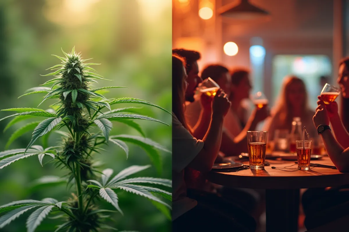 Cannabis oder Alkohol: Ein umfassender Vergleich der Auswirkungen