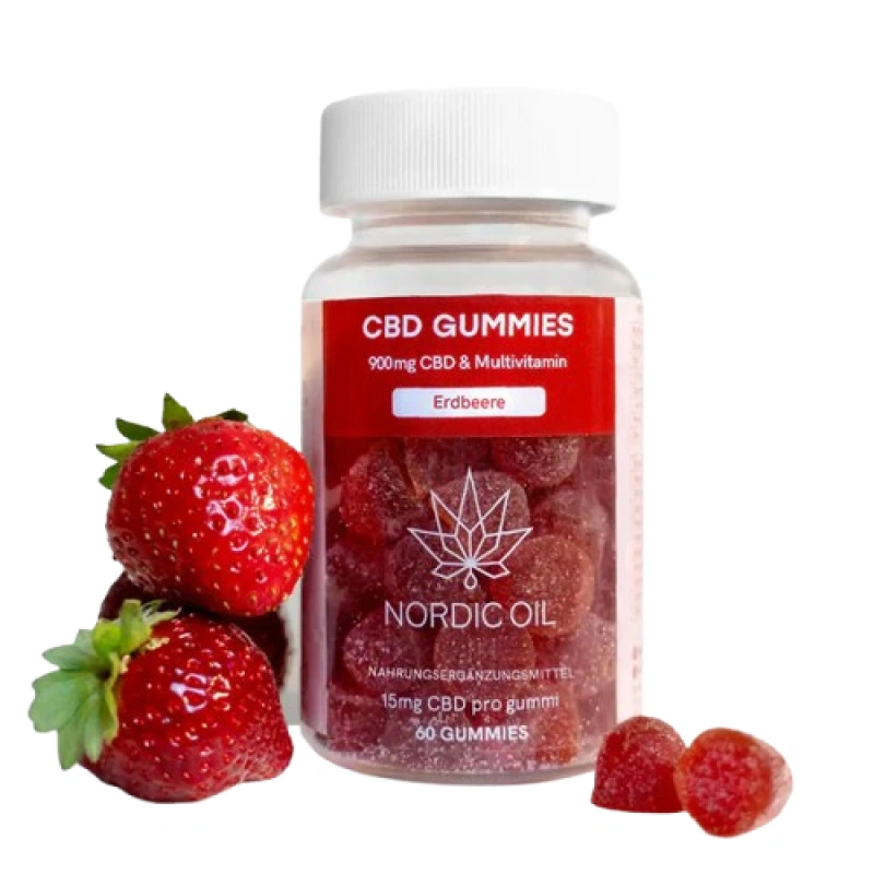 CBD Fruchtgummis (900mg) Erdbeere