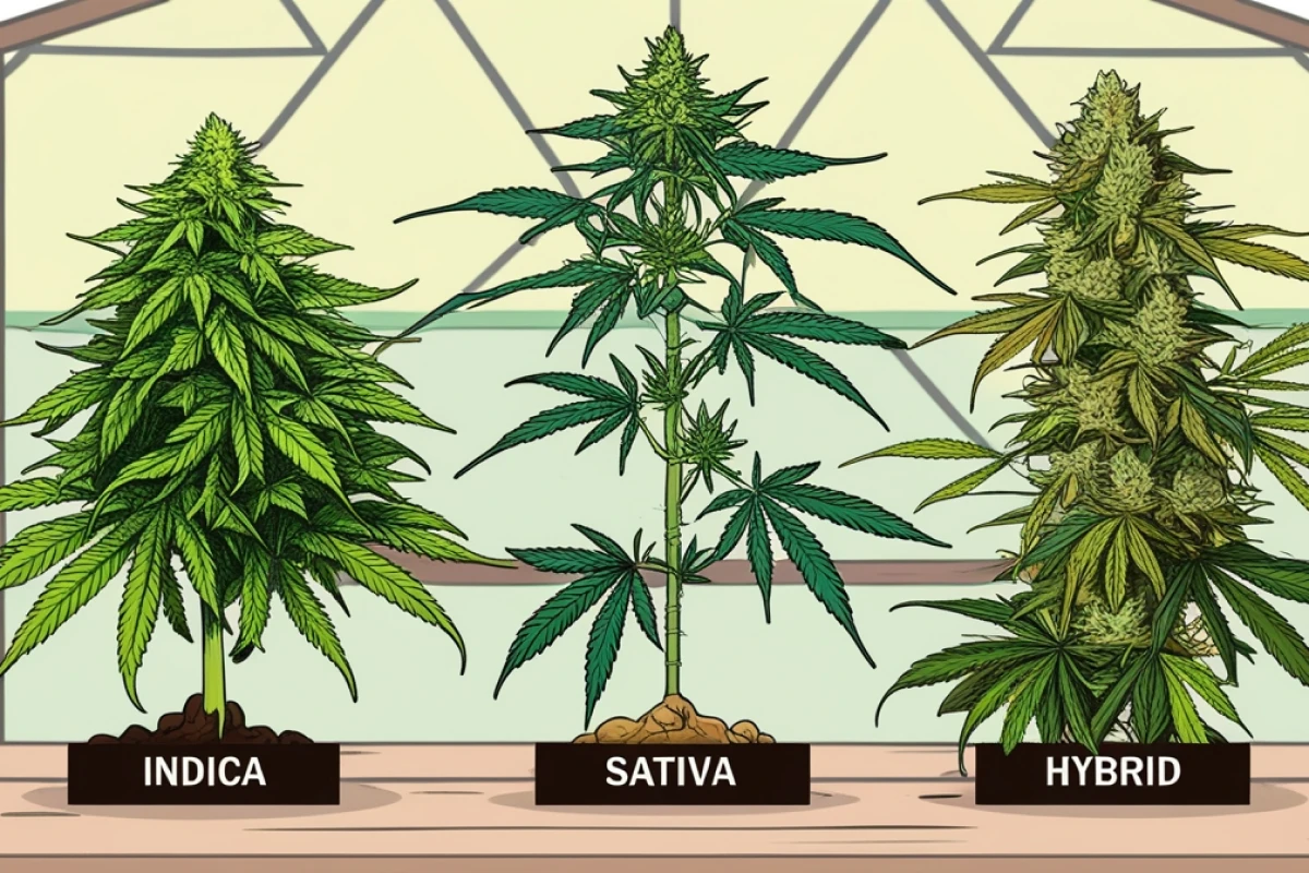 Indica vs. Sativa vs. Hybrid: Die Unterschiede bei Cannabissorten